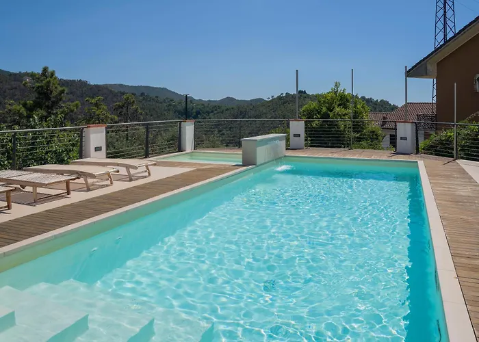 065 - Letizia, Elegante 2 Piscina E Natura, 10 Minuti Da Mare E Spiaggie * Casarza Ligure